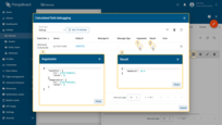 Now open the calculated field debugging window. Here, you can view the calculated field arguments and the computed result.