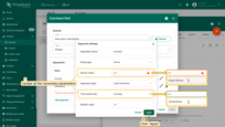Ensure the imported field is correctly applied and update any necessary parameters.