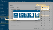 Go to the "Widgets library" page of the "Resources" section. Click the "plus" icon in the upper right corner of the window, and select the "Create new widget" option. Then, select widget type - "Static widget";