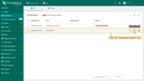 Go to the "Dashboards" page and click the "Dashboard details" icon next to the dashboard that you want to edit;