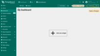 Click "Save" button to save the dashboard or click "Cancel" button to rollback all unsaved changes.