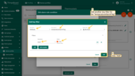 Step 3. Add another key filter for the temperatureAlarmFlag, then click "Add".