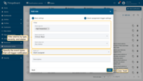 The trigger filter allows you to filter alarms by type, severity, and status. You may also select the event types that will trigger notification: assign or unassign. Click "Add";