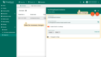 Make the required modifications. Then confirm and save the changes by clicking the "Apply changes" button.