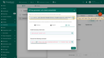 <b>Copy and save</b> the generated API key — it will not be displayed again.