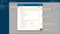 Step 3. Configure submit and processing settings.