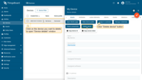 Click on the device that you want to delete. In the device details window, click the "Delete device" button;