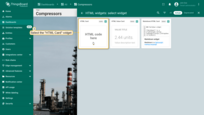 Select the "HTML Card" widget;