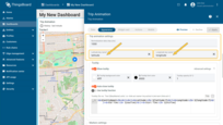 Here, you specify the names of the data keys containing the coordinates of your entity. By default, these are "latitude" and "longitude". You also specify the normalization data step in milliseconds. By default, this value is set to 1000.