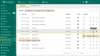 Click a "Pencil" icon in the widget's row to open widget details;