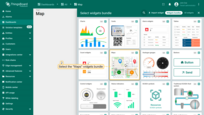 Find the "Maps" widget bundle and click on it. This category includes all available map widget types.
