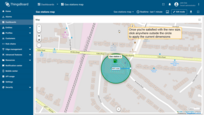Once you're satisfied with the new size, click anywhere outside the circle to apply the current dimensions.