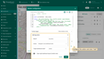 Configure the action and click "Add".