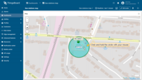 To move a circle, click on it, hold down the mouse button, and drag circle to the new location.
