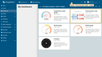 Then select a "Thermometer scale" widget;
