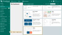 Select "Tables" widget bundle;